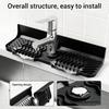 Grey Black Draining Drying Tray Silicone Sink Protector Draining Mat  Home Supply