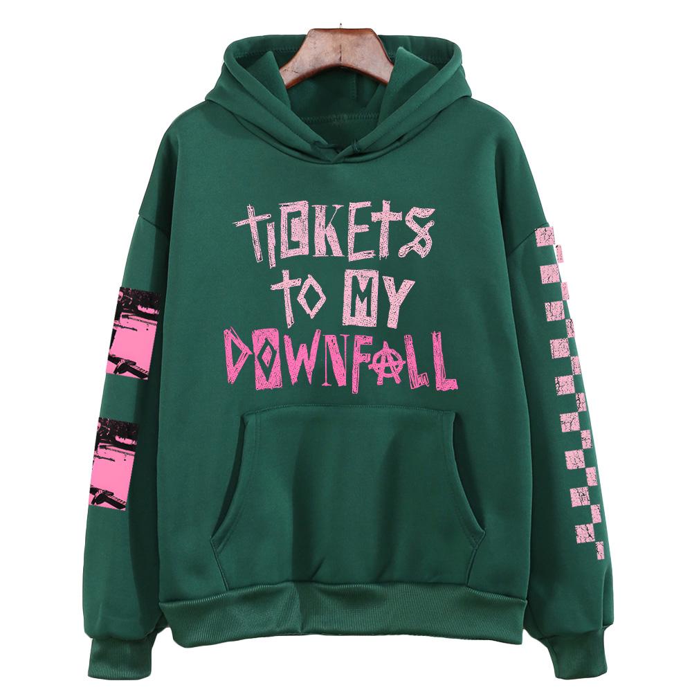Tickets Anniversary Hoodie Rapper Mgk Sweatshirt Harajuku Hip Hop Pullover Tops Sweatshirts Fans Gift Clothes Unisex High Street