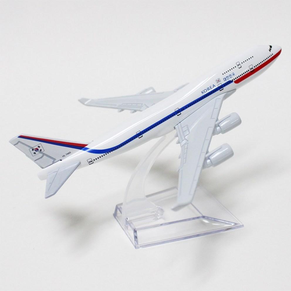 JJC 1:400 Scale Die-cast Model Airplane, 16cm KOR Presidential B747 Replica for Display