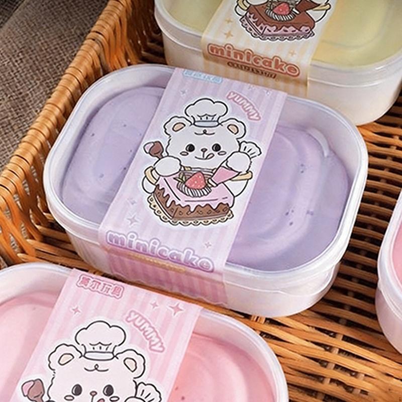 Squishy Simulation Cake Box Squeeze Toys Sticky Stress Relief Sensory Fidget Toys For Adults Anti Anxiety