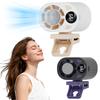 Auto-Clip-Kühlventilator mit LED-Anzeige & 199 Geschwindigkeiten Clip-Persönlicher Ventilator Typ-C Wiederaufladbar für Büro Camping Reise Outdoor