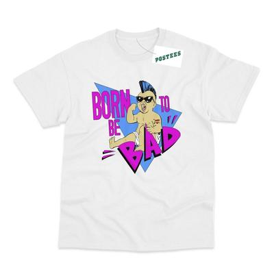 Nato Per Essere Cattivo Ispirato Ai Gemelli T-shirt Stampata Direttamente Sul Tessuto
