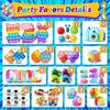 120/206 Pezzi Giocattoli Pinata Compleanno Bambini Braccialetti a Scatto Giocattoli Fidget Pop It Giocattoli Premi Carnevale Riempimento Pinata Giocattoli all'Ingrosso Regali per Bambini