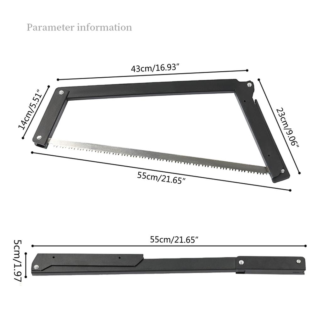 Echipament multifuncțional de camping Fierăstrău din oțel de câmp Instrument de tăiat rapid și eficient pentru lemn