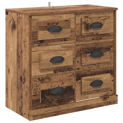 Sideboard Made of Reclaimed Wood 70 X 35.5 X 67.5 Cm Engineered Wood