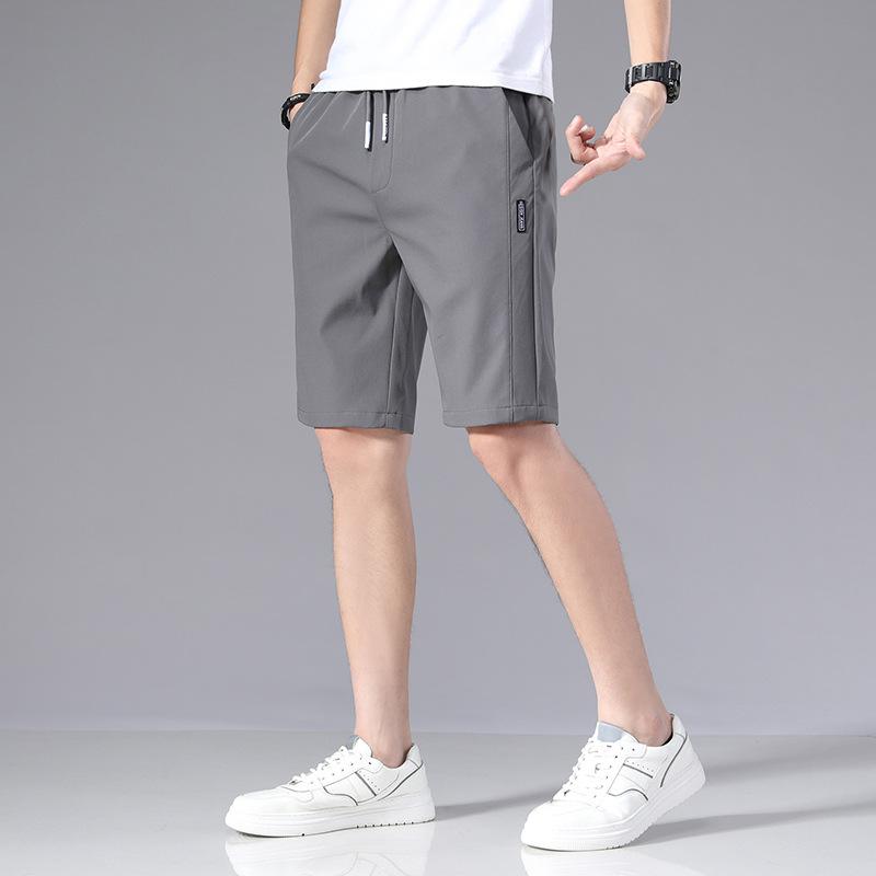 Pánské šortky Letní ležérní Pětipalcové šortky Volné Měkké Všestranné Pánské šortky Tenké Pánské kalhoty Na nošení Ledové hedvábí