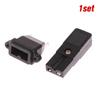 Two-Wire Electric Screwdriver Plug 2-Core Power Socket Dc Power Plug Connector 2 Pins Black Small Two-Wire Plug