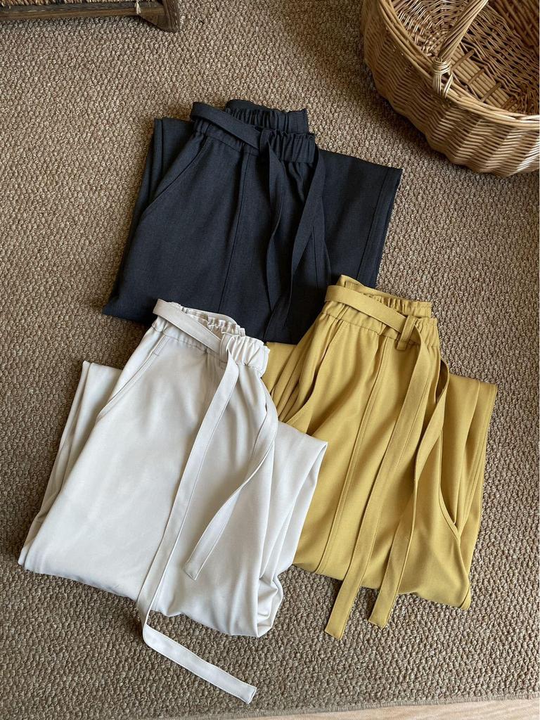 2026 Spring/Summer Women's High-End Loose Wide-Leg Luxury Pants