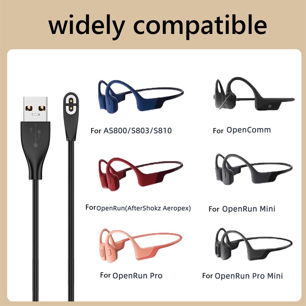 Magnetic Charging Cable USB /Type-C Charger Cord Charger Cable for Aftershokz Headphones for Shokz OpenRun/OpenRun Mini/OpenComm