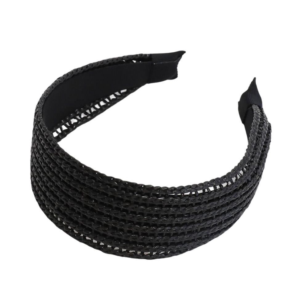 Fashion Wide Brimmed Headband Chic Style Raffia Knot Headband Bohemian Headbands Bridal Party
