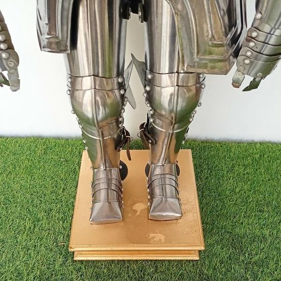 Medieval Knight Suit Of Armor Mini Armour Home Decor With Display Stand and Base