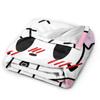 Boykisser Silly Cat Warm Blanket  Girls Boys Plush Throw Blanket Novelty Couch Bed Flannel Bedspread Sofa Bed Cover