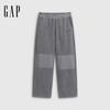 Gap Men's Logo Fleece Spliced Loose Knit Pants