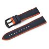 For Longine Seiko Water Ghost Hamilton Series Nylon FKM Rubber Bottom Watch Strap 18-20-22-24mm Strap Soft Waterproof Wrist Band