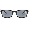 Fashion Trend Reading Sunglasses Classic Square Frame Gray Lens Long Vision Sunglasses Neutral Outdoor UV Protection Glasses