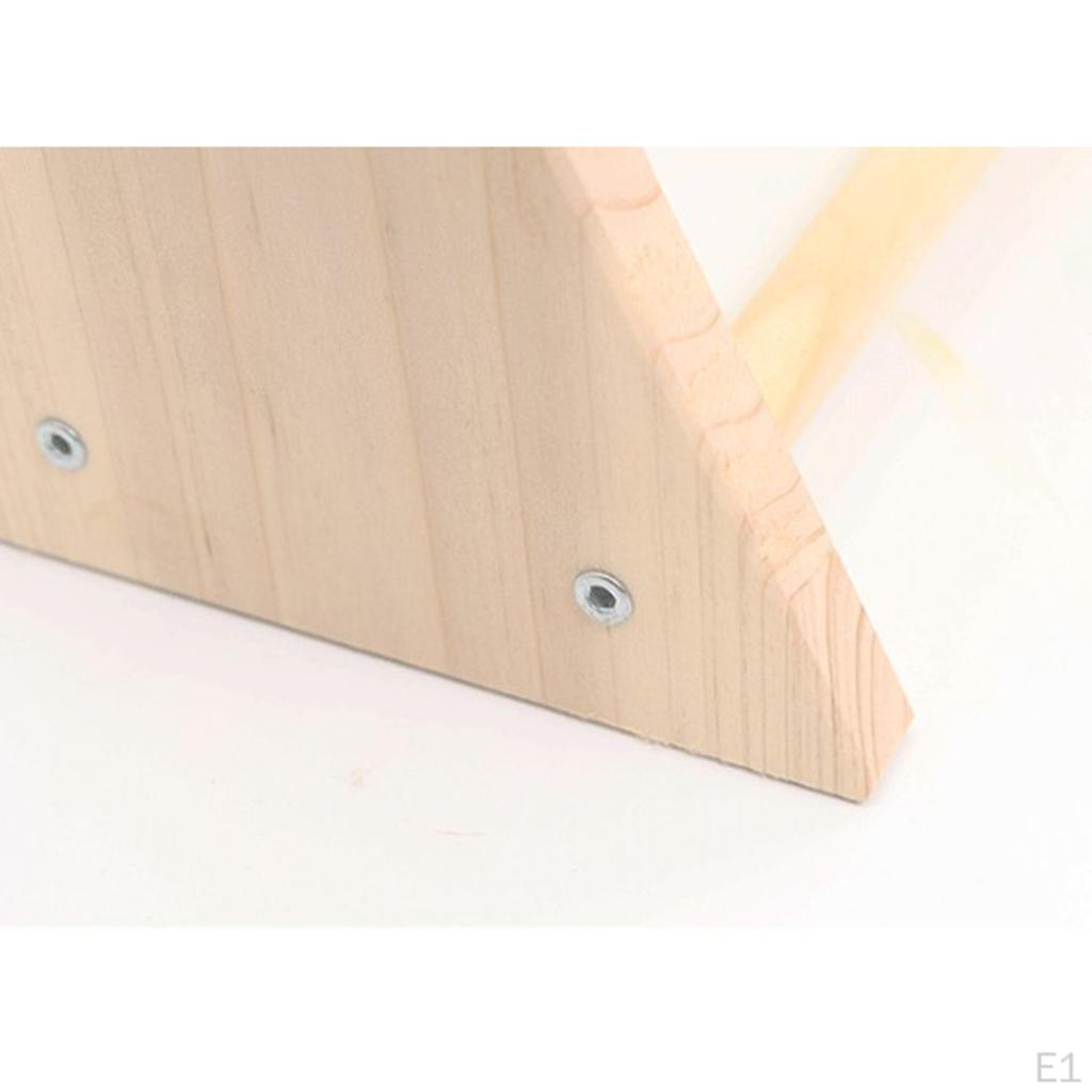 Drewniana papuga ptak grzęda stojak parakeet gym trening szlifowanie zabawka