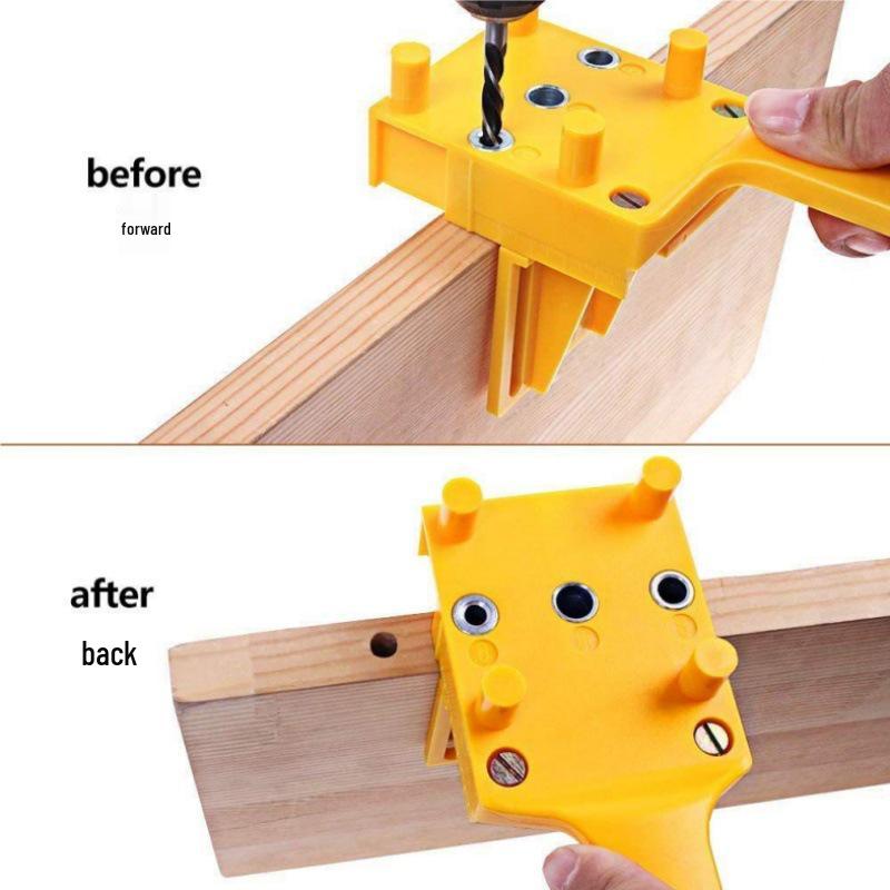 Wood Board Drilling & Punching Locator Tool for DIY Projects