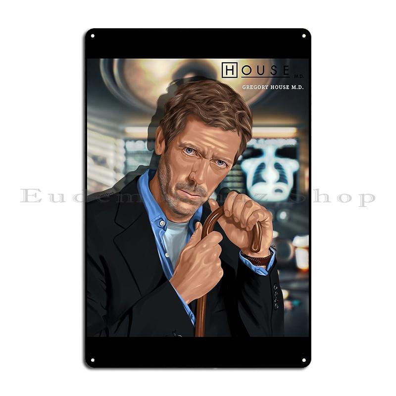

Доктор Хаус Металлическая табличка Настроить Клуб Клуб Паб Гостиная Доктор Хаус Жестяная вывеска Постер 20x30cm