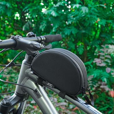 Compact Mummy 3D Bike Bag: Semi-Circular, Spacious, Leg-Friendly Top Tube Storage