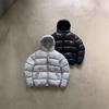 Unisex Streetwear Kapucí Bavlněná Puffer Bunda Zimní Teplá Na Zip Ležérní Vrchní Oblečení Dospívající Dospělí