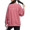 adidas Sweatshirts Women's Pink Crew Neck Moderate Regular IA5226