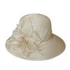 New summer women organza breathable bucket hat big edge sun protection face hat travel UV protection beach hat