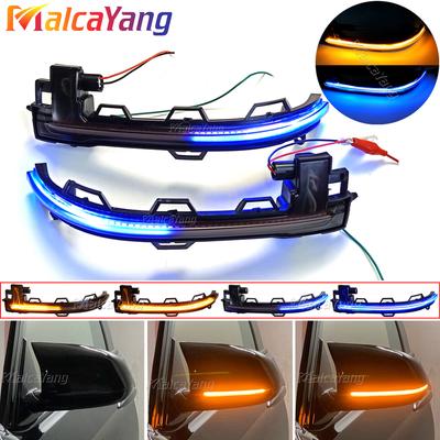 For BMW X3 F25 X4 F26 X5 F15 X6 F16 2014-2018 LED Dynamic Turn Signal Light Smoked Side Mirror Sequential Turn Signal Light