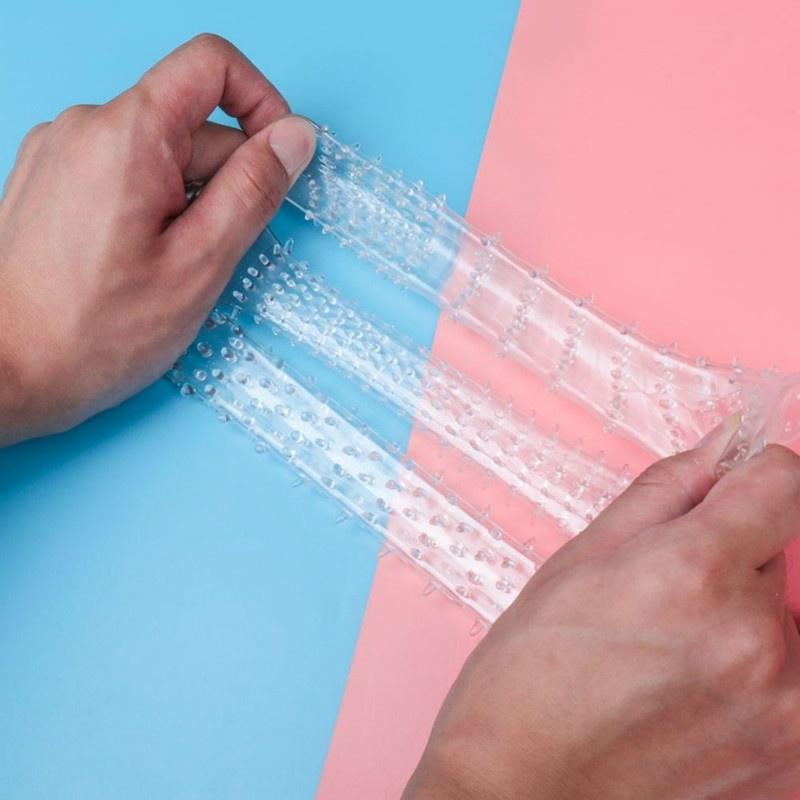 1Pc Penis Condom Male Enlargement for Men Delay Spray Massager Cock Ring Cover Adult Sex Toys