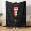 Stade Fc Emblem Flannel Blanket, Soft Polyester, Modern Design, All-Season for Camping, Travel, Gifts for Holidays or Birthdays