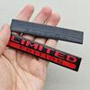 2PCS Metal Aluminium LIMITED EDITION Logo Emblem 3D Chorme Silver Black Red Car Sticker Fender Trunk Badge Decal Car Accessories