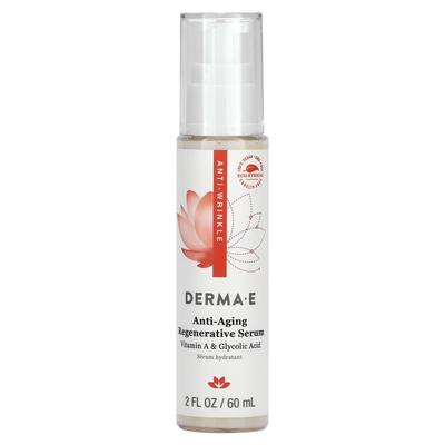 DERMA E, Siero Rigenerante Antirughe, 60 ml (2 once fluide)