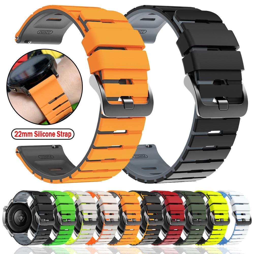 Silicone 22mm Wrist Band For Xiaomi Watch color 2 S1 S2 S3 S4 Sport Soft Strap For REDMI Watch 5 Lite/Active Breathable Bracelet