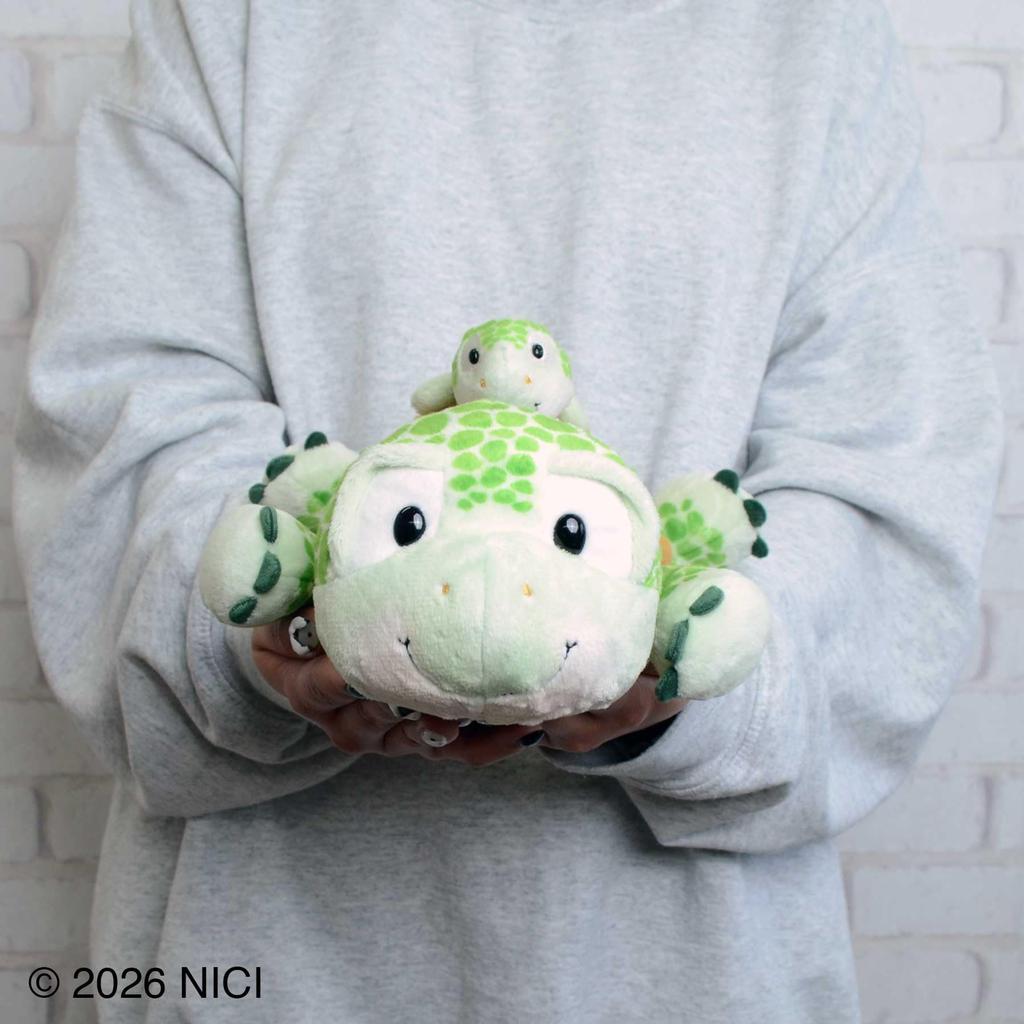 NICI Homies26 Turtle Parent and Child Plush Toy (28cm)