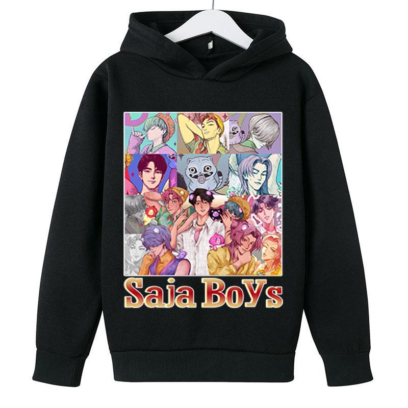 Kinder Unisex Hoodies & Sweatshirts KPop Dämonenjäger Mode Kinder Hoodie Lässiger Hoodie