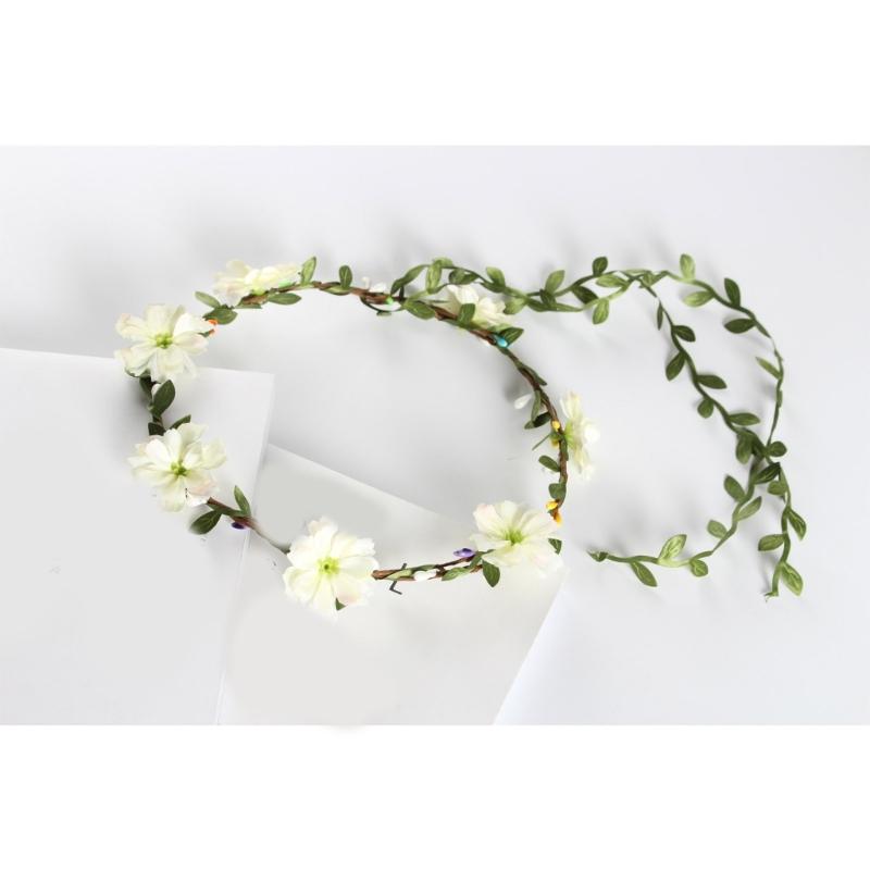 Blumenkränze Krone Haarkranz Blumenstirnbänder Braut Blumenkrone Hochzeit