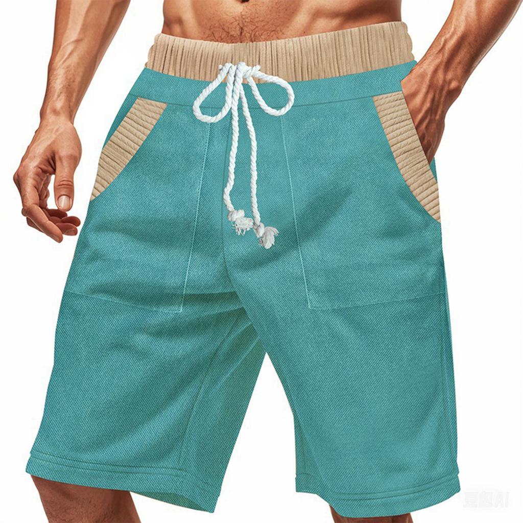 Men'S Fashionable Sports Pants Damaged Casual Shorts