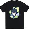 Anime Blue Lock T Shirts Harajuku Isagi Yoichi Men Women Football Cartoon Graphic Streetwear Short Sleeve Unisex Cool T-shirts1