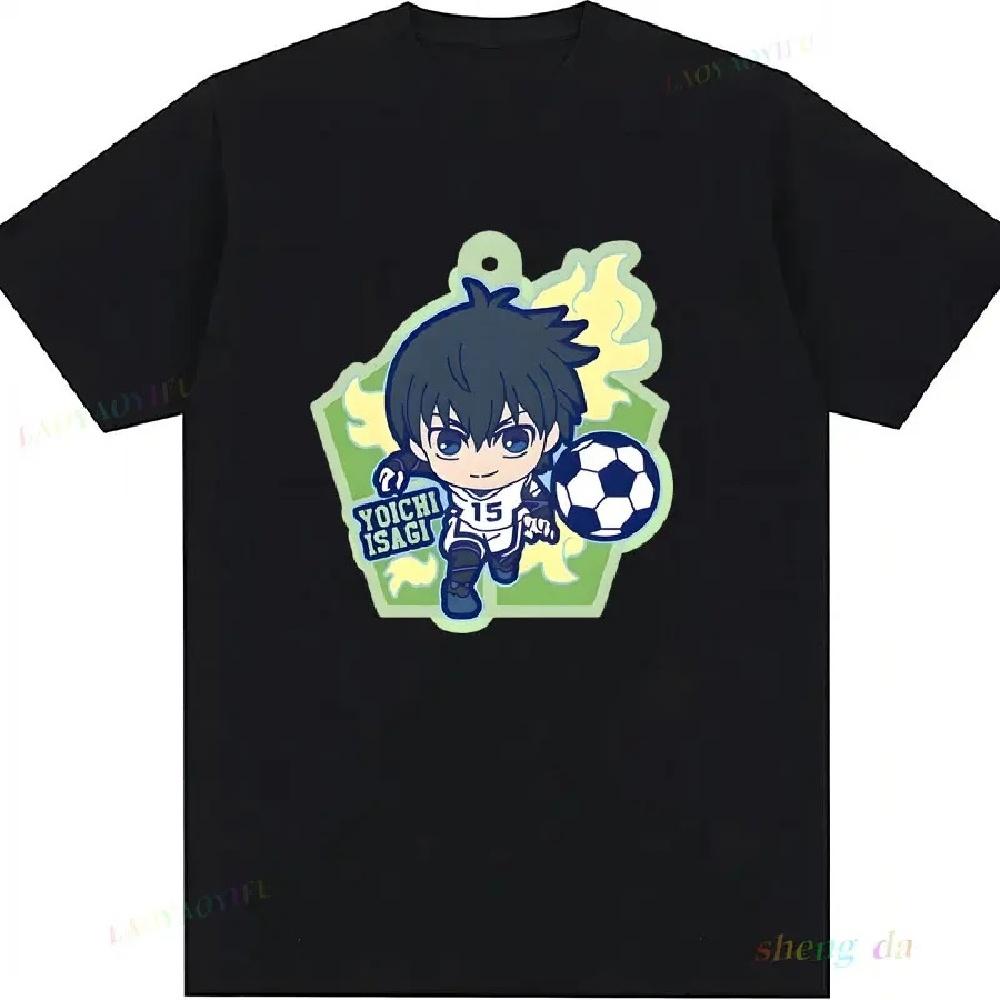 

Anime Blue Lock T Shirts Harajuku Isagi Yoichi Men Women Football Cartoon Graphic Streetwear Short Sleeve Unisex Cool T-shirts1 XXXXXL чорний