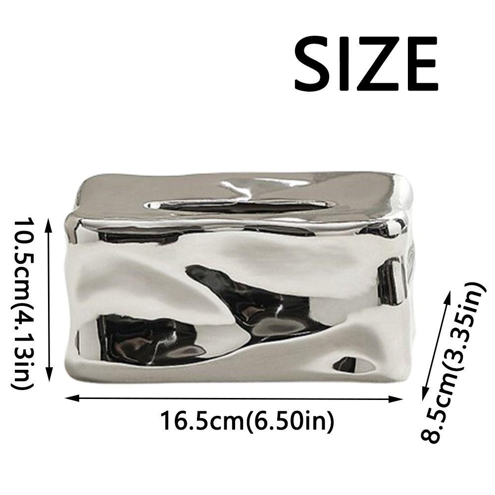Ceramic Paper Drawer Box INS-Style Tissue Storage Box Nordic Paper Towel Holder Living Room