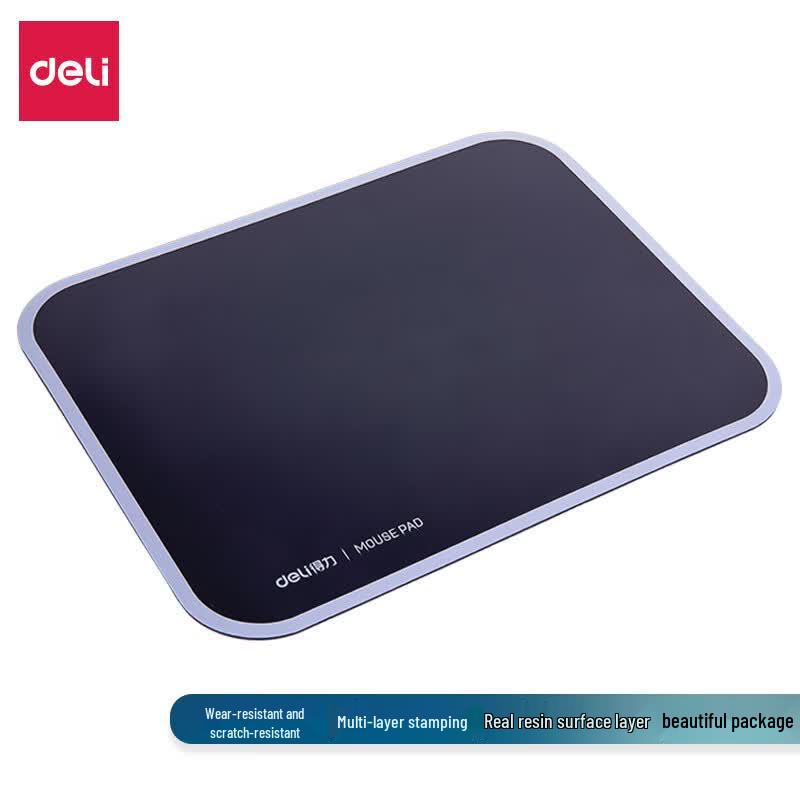 Deli Comfortable Wear-Resistant Resin Mouse Pad