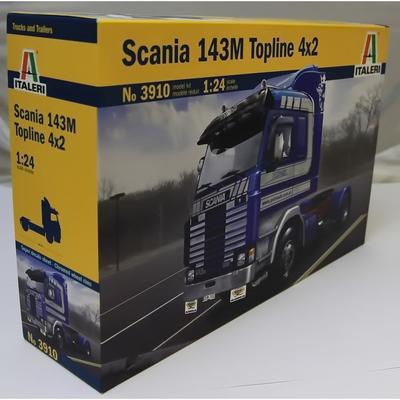 Italeri Scară Scania 143M Topline 4x2 Cap Tractor Kit Model din Plastic IT3910 1/24