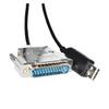 FTDI Chip USB to DB25 Male Adapter RS232 Serial Communication Cable for YASNAC LX3 MX3 CNC System Machining Centers 1.8M Cable A