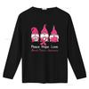 Cute Gnomes Support A Survivor Of Breast Cancer Awareness T Shirt Vintage Washed Casual Breathable Stretched Graphic Versatile