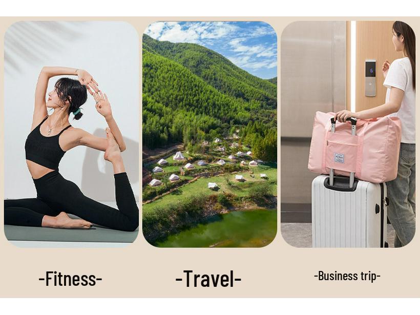 Reisetasche für Damen mit großem Fassungsvermögen für kurze Reisen