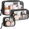 PVC Clear Makeup Case Toiletry Bag Multipurpose Travel Kit Portable  Large Capacity Dust Proof Organizer Transparent Storage Bag