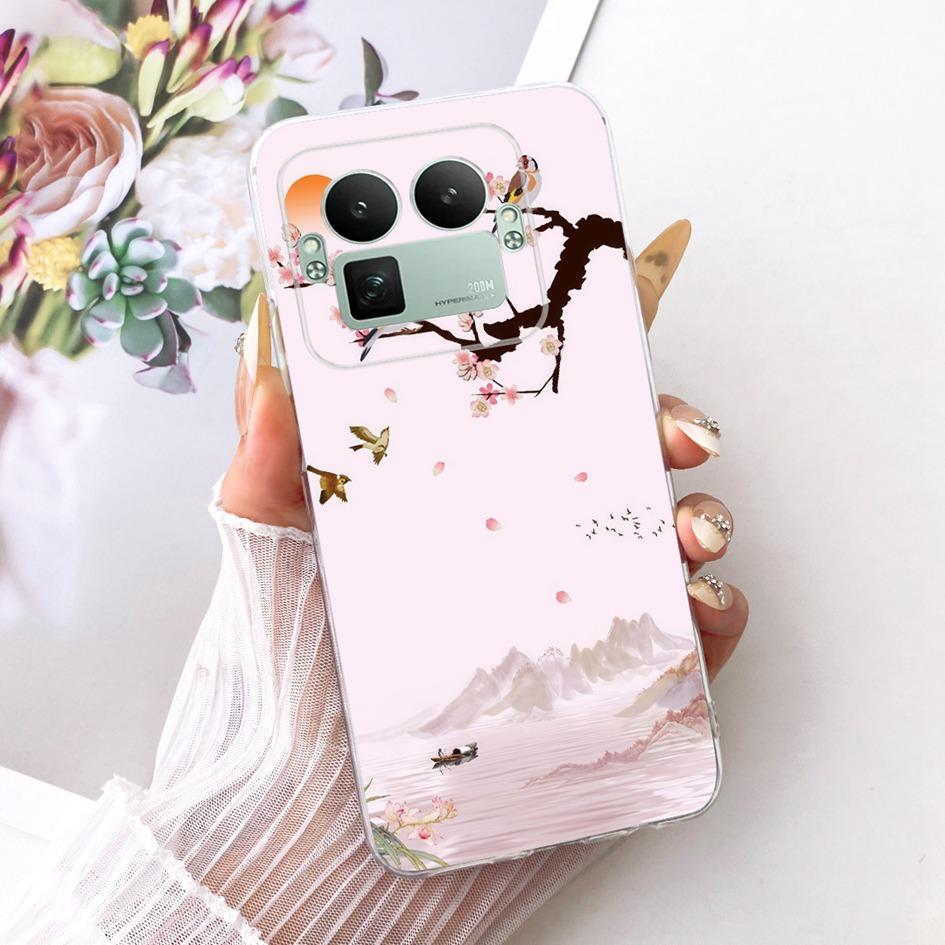 For Realme GT8 Pro 2025 Case RMX5210 Popular Flower Bowknot Soft Slim Silicone Back Cover For Realme GT 8 GT8 RealmeGT8 5G Coque