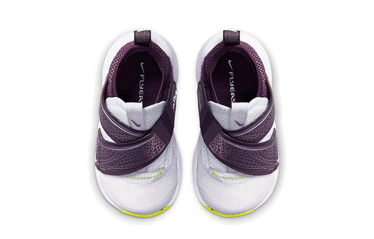 Nike Flex Advance Slip Resistant Cushioning Abrasion Resistant Low top Toddler Shoes White Purple Yellow CZ0189-500