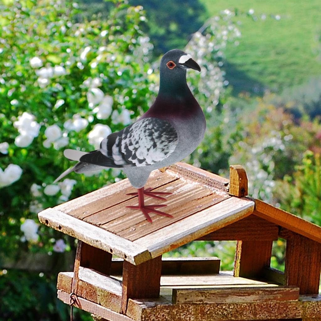Simulation Foam Pigeon Model Realistic Bird Figurines Artificial Foam Bird Mini