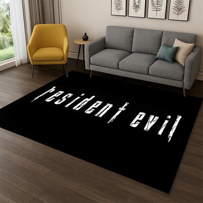 3D R-Resident Evil Leon Game Cartoon Carpet Rug for Bedroom Living Room Sofa Playroom Doormat Home Decor,Kid Area Rug Non-slip