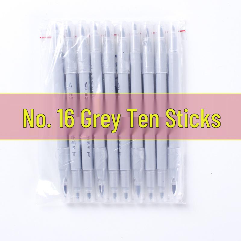 36-Color Double-Ended Soft Tip Washable Watercolor Pens for Primary Students
